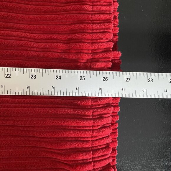 VTG Territory Ahead Red Wide Wale Corduroy Chore Coat Barn Ranch Jacket Pockets - Picture 13 of 13